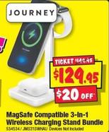 Journey - MagSafe Compatible 3-In-1 Wireless Charging Stand Bundle offers at $129.95 in JB Hi Fi