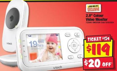 Vtech - 2.8" Colour Video Monitor offers at $119 in JB Hi Fi