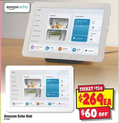 Amazon Echo - Hub offers at $269 in JB Hi Fi