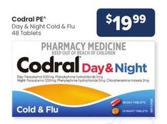 Codral - Pe Day & Night Cold & Flu 48 Tablets offers at $19.99 in Advantage Pharmacy