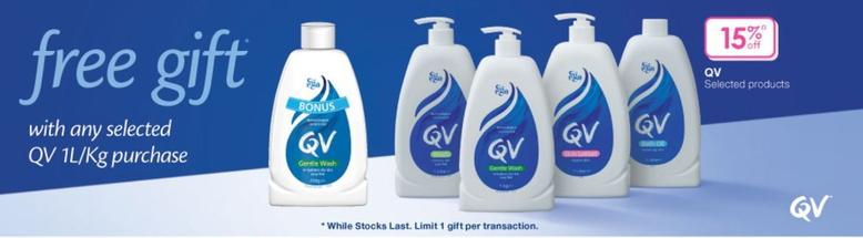 Qv - Selected Products offers in Soul Pattinson Chemist