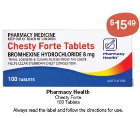 Pharmacy offers at $15.49 in Pharmacy Best Buys