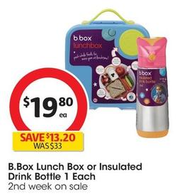 B.Box - Lunch Box 1 Each  offers at $19.8 in Coles