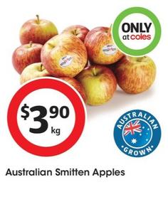 Australian Smitten Apples offers at $3.9 in Coles