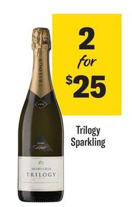 Jacob's Creek - Trilogy Sparkling offers at $25 in Coles