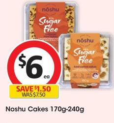 Noshu - Cakes 170g-240g offers at $6 in Coles