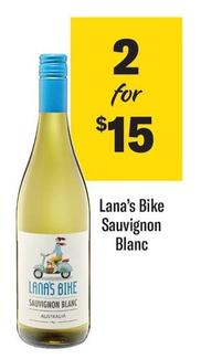 Lana's Bike - Sauvignon Blanc offers at $15 in Coles
