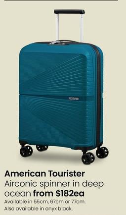 American Tourister - Airconic Spinner in Deep Ocean offers at $182 in Myer