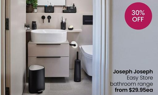 Joseph Joseph - Easy Store Bathroom Range offers at $29.95 in Myer