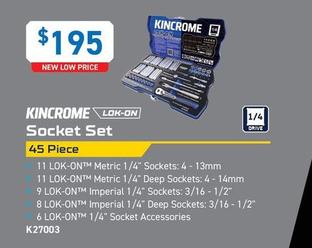  offers at $195 in Kincrome