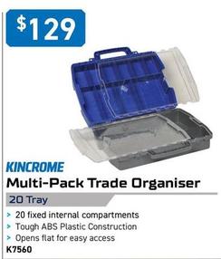 Kincrome - Multi-Pack Trade Organiser  offers at $129 in Kincrome