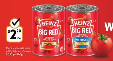 Heinz - Condensed Soup 420g Selected Varieties offers at $2.2 in Foodworks