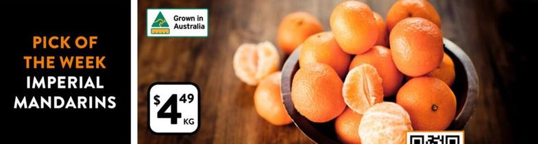 Imperial Mandarins offers at $5.49 in Foodworks