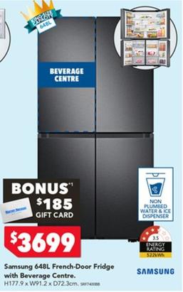 Fridge offers at $3699 in Harvey Norman