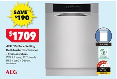Dishwasher offers at $1709 in Harvey Norman