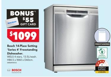 Dishwasher offers at $1099 in Harvey Norman