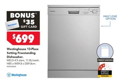 Dishwasher offers at $699 in Harvey Norman