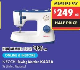 Sewing Machines offers at $498 in Lincraft