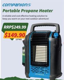 Companion - Portable Propane Heater offers at $149.9 in Tentworld