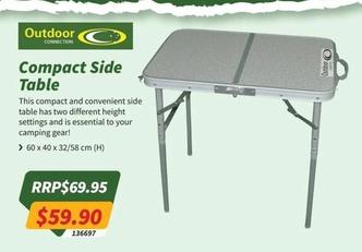 Outdoor Connection - Compact Side Table offers at $59.9 in Tentworld