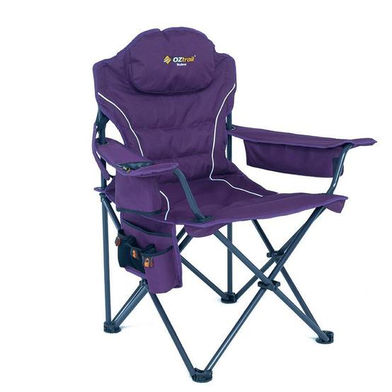 Modena Arm Chair - Purple offers at $69.99 in OZtrail