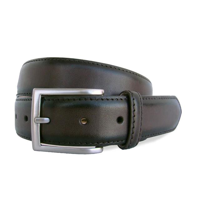 HENRY SARTORIAL X LEYVA CALF LEATHER BELT BROWN offers at $209 in Henry Bucks