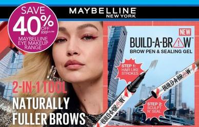 Maybelline - Build A Brow 259 Ash Brown 1 each offers in TerryWhite Chemmart