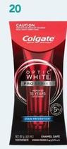 Colgate - Toothpaste Optic White Pro Series 80g offers at $5.5 in TerryWhite Chemmart
