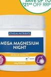 Ethical Nutrients - Mega Magnesium Night 126g offers at $25.69 in TerryWhite Chemmart