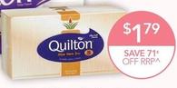 Quilton - Facial Tissues Aloe Vera 95 pack offers at $1.79 in TerryWhite Chemmart