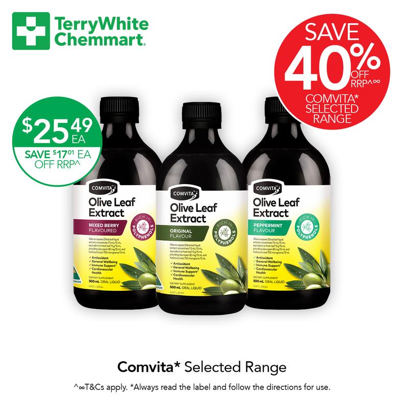 Comvita Olive Leaf Extract Natural 500ml offers in TerryWhite Chemmart