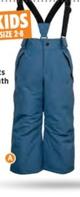 37 Degrees South - Kids Magic Snow Pants offers at $39.99 in Anaconda