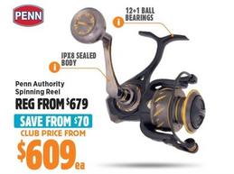 Penn - Authority Spinning Reel offers at $609 in Anaconda