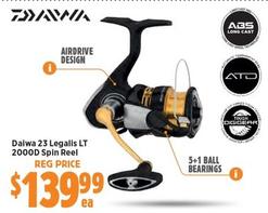 Daiwa - 23 Legalis LT 2000D Spin Reel offers at $139.99 in Anaconda