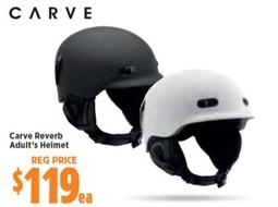 Carve - Reverb Adult’s Helmet offers at $119 in Anaconda