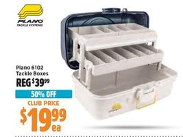 Plano - 6102 Tackle Boxes offers at $19.99 in Anaconda