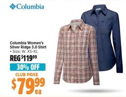 Columbia - Women’s Silver Ridge 3.0 Shirt offers at $79.99 in Anaconda