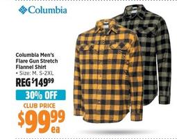 Columbia - Men’s Flare Gun Stretch Flannel Shirt offers at $99.99 in Anaconda