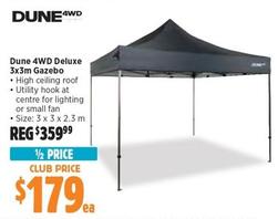 Dune - 4WD Deluxe 3x3m Gazebo offers at $179 in Anaconda