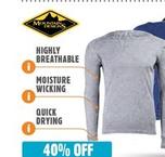 Mountain Designs - Adult’s Polypro Thermal Tops offers at $19.99 in Anaconda