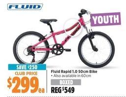 Fluid - Rapid 1.0 50cm Bike offers at $299 in Anaconda