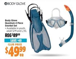 Body Glove - Quantum 4 Piece Snorkel Set offers at $49.99 in Anaconda