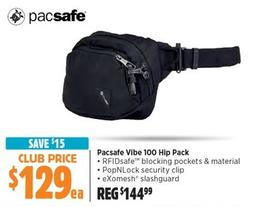 Pacsafe - Vibe 100 Hip Pack offers at $129 in Anaconda