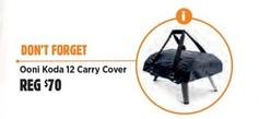 Ooni - Koda 12 Carry Cover offers at $70 in Anaconda