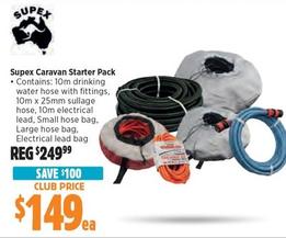 Supex - Caravan Starter Pack offers at $149 in Anaconda