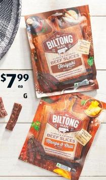 The Biltong Man - Sliced Biltong 100g offers at $7.99 in ALDI