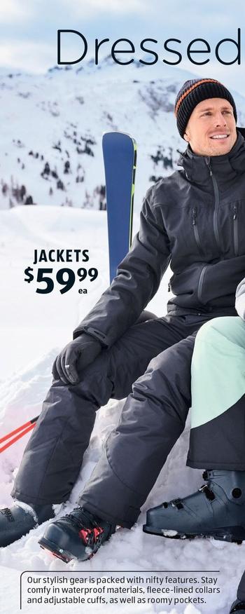 Adult's Ski Jackets offers at $59.99 in ALDI