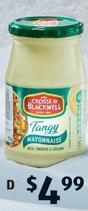 Crosse & Blackwell - Tangy Mayonnaise offers at $4.99 in ALDI