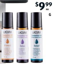 Lacura - Essential Oil Pulse Roller 10ml offers at $9.99 in ALDI