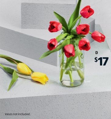 Tulip Blossoms offers at $17 in ALDI